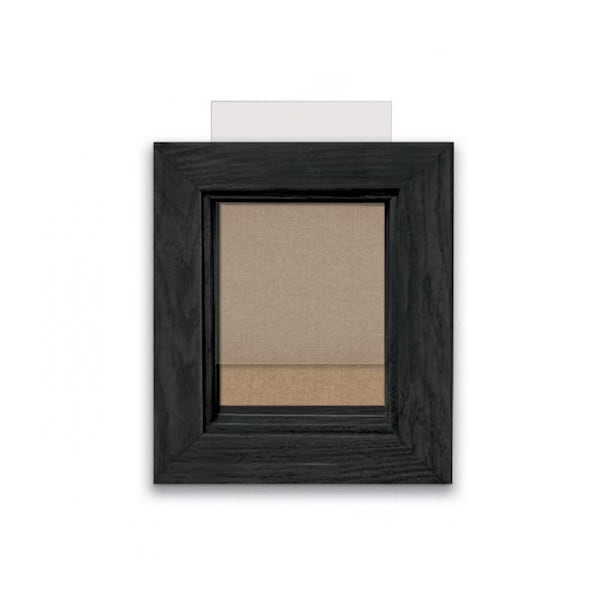 Outdoor Enclosed Combo Board, 48"x36", Bronze Frame/White Porc & Cloud